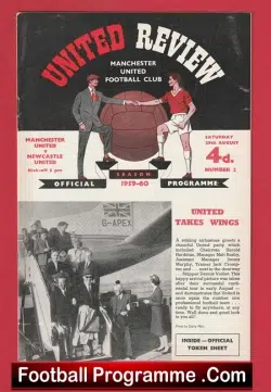 Manchester United v Newcastle United 1959 – Man Utd 59