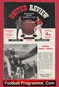 Manchester United v Newcastle United 1959 – Man Utd 59