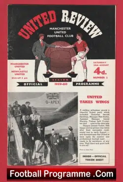 Manchester United v Newcastle United 1959 – Man Utd 59