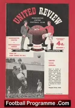 Manchester United v Nottingham Forest 1958 – Man Utd 58
