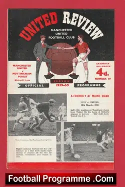 Manchester United v Nottingham Forest 1960 – Man Utd 60