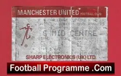 Manchester United v QPR 1989 - FA Cup Match Ticket - football memorabilia