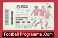 Manchester United v Sunderland 2016 – Football Ticket