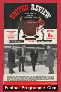 Manchester United v Tottenham 1963 – Man Utd 63