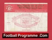Manchester United v Tottenham 1992 – Football Ticket