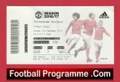 Manchester United v Tottenham 2016 – Match Ticket