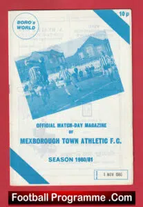 Mexborough Town Athletic v Athletic Club 1980