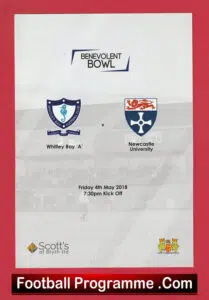 Newcastle University v Whitley Bay A 2018 – Benevolent Bowl Trophy