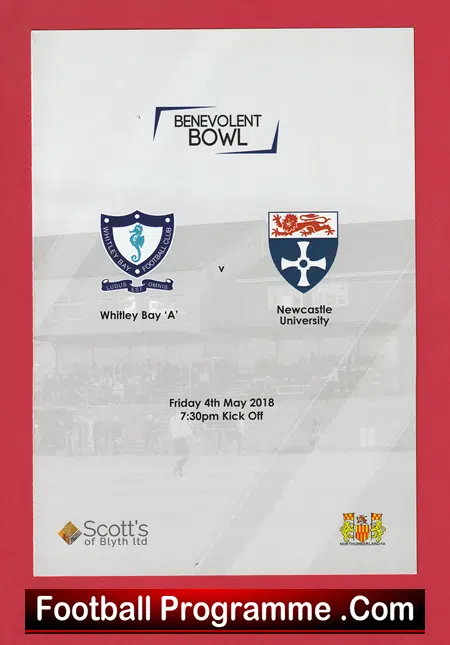 Newcastle University v Whitley Bay A 2018 - Benevolent Bowl Trophy - Image 2