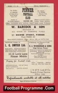 Pinner v National Provincial Bank 1952 – Natwest Football Team