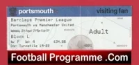 Portsmouth v Manchester United 2007 – Football Ticket