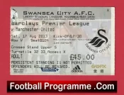 Swansea City v Manchester United 2013 – Football Ticket