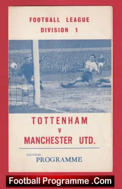 Tottenham Hotspur v Manchester United 1964 – Pirate Programme