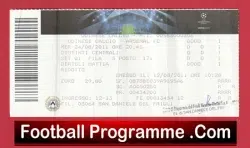 Udinese v Arsenal 2011 – Football Ticket Italy