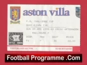 Crystal Palace v Manchester United 1995 – FA Cup Semi Final Match Ticket