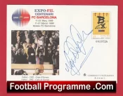 Manchester United Mark Hughes Signed Autograph Barcelona Centenary 1999
