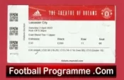 Manchester United v Leicester City 2022 – Football Ticket