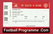Manchester United v Leicester City 2022 – Football Ticket
