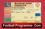 Manchester United v Chelsea 1997 – Football Ticket