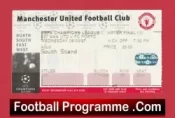 Manchester United v Porto FC 1997 – Match Ticket