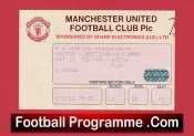 Manchester United v Nottingham Forest 1994 – Football Ticket