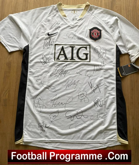Manchester United Multi Autographed Signed Football Shirt 2006 - 2009 + Ronaldo - Image 5