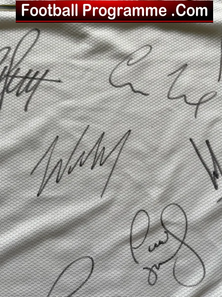 Manchester United Multi Autographed Signed Football Shirt 2006 - 2009 + Ronaldo - Image 10