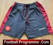 Manchester United Womens Ladies Football Team – Genuine Match Worn Shorts 1996/97