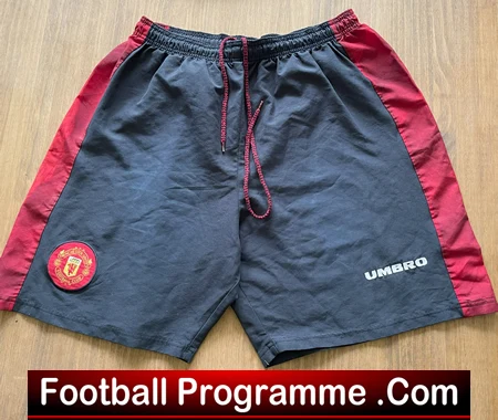 Manchester United Womens Ladies Football Team - Genuine Match Worn Shorts 1996/97 - Image 2