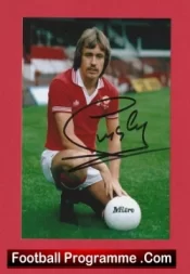 Manchester United Sammy McIlroy Autograph Signed Photo Man Utd