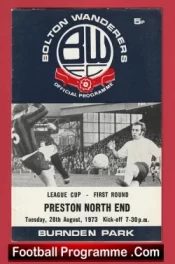 Bolton Wanderers v Preston 1973 – Bobby Charlton Manager