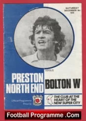 Preston North End v Bolton Wanderers 1973 – Bobby Charlton Manager