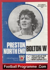 Preston North End v Bolton Wanderers 1973 – Bobby Charlton Manager