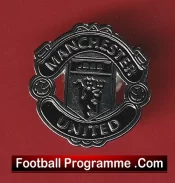 Manchester United Metal Football Badge – Crest Badge