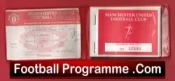 Manchester United Man Utd Season Ticket Book LMTB 1992 1993 Champions