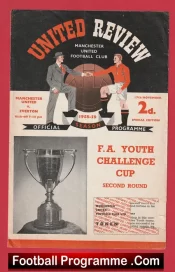 Manchester United v Everton 1958 – Man Utd Youth Cup + Nobby Stiles