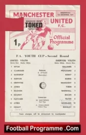 Manchester United v Everton 1971 – Youth Match + Sammy Mcilroy