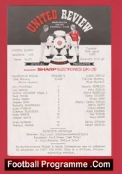 Manchester United v Leeds United 1988 – Reserves Match + Arthur Albiston