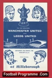 Leeds United v Manchester United 1965 – FA Cup Semi Final Hillsborough