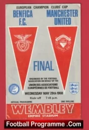 Manchester United v Benfica 1968 – European Cup Final Wembley