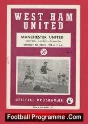 West Ham United v Manchester United 1964 – Man Utd