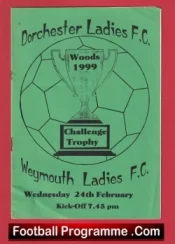 Dorchester Ladies v Weymouth 1999 – Womens Football