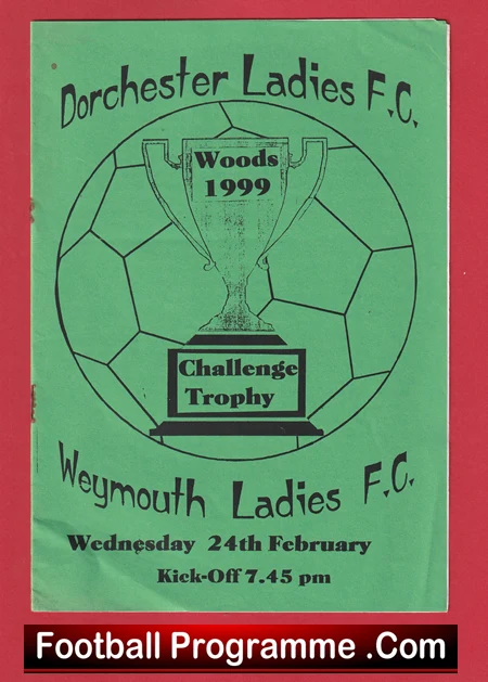 Dorchester Ladies v Weymouth 1999 - Womens Football - Image 2