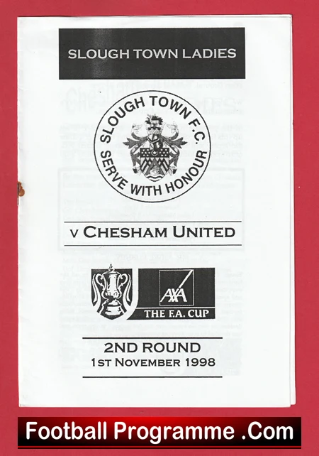 Slough Town Ladies v Chesham United 1998 - Womens Football - Image 2