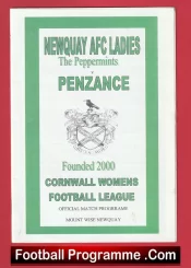 Newquay AFC Ladies v Penzance 2001 – Womens Football
