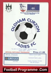 Oldham Curzon Ladies v Garswood Saints 2001 – Womens Football