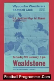 Wycombe Wanderers v Wealdstone 1971 – FA Amateur Cup