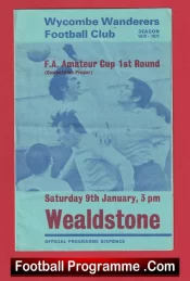 Wycombe Wanderers v Wealdstone 1971 – FA Amateur Cup