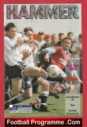 West Ham United v Liverpool 1996 – Youth Cup Final 1st Leg