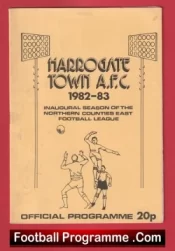 Harrogate Town v Leeds United 1982 – Opening of the New Floodlights